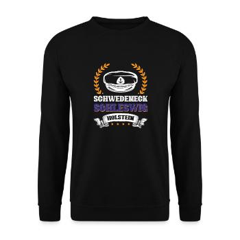 Schwedeneck Schleswig-holstein - Unisex Sweatshirt - black - Front - Alina (178cm) & Michal (187cm)