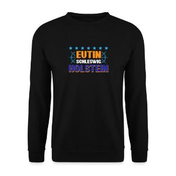 Eutin Schleswig-holstein - Unisex Sweatshirt - black - Front - Alina (178cm) & Michal (187cm)
