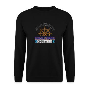 Hohwacht Schleswig-holstein - Unisex Sweatshirt - black - Front - Alina (178cm) & Michal (187cm)