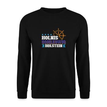 Holnisschleswig-holstein - Unisex Sweatshirt - black - Front - Alina (178cm) & Michal (187cm)