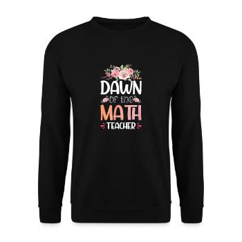 Dawn of the Math Teacher - Unisex Sweatshirt - black - Front - Alina (178cm) & Michal (187cm)