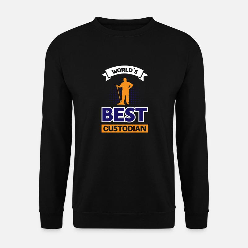 World's Best Custodian - Unisex Sweatshirt - black