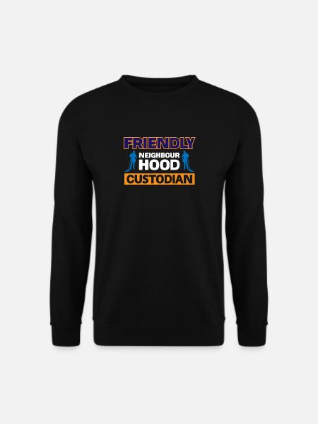Freundlicher Nachbarschaftsverwalter - Unisex Pullover - Schwarz