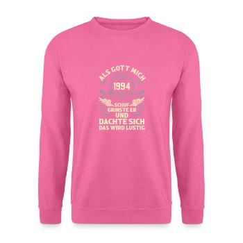 29 Jahre Geburtstag Jahrgang 1994 - Unisex Pullover - Pink - Vorne