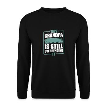 Orgue à bouche Français harmoniciste harpe - Sweat-shirt Unisexe - noir - Devant - Alina (178cm) & Michal (187cm)
