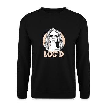 C’est The Locs For Me - Afro Hair Black American - Sweat-shirt Unisexe - noir - Devant - Alina (178cm) & Michal (187cm)
