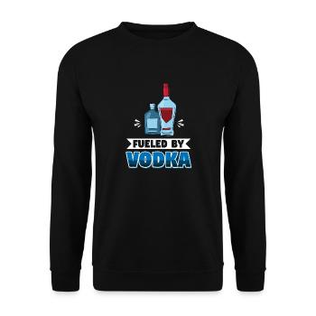 Alimenté par la vodka - Sweat-shirt Unisexe - noir - Devant - Alina (178cm) & Michal (187cm)