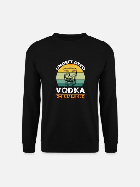 Undefeated Vodka Champion - Unisex Sweatshirt - black