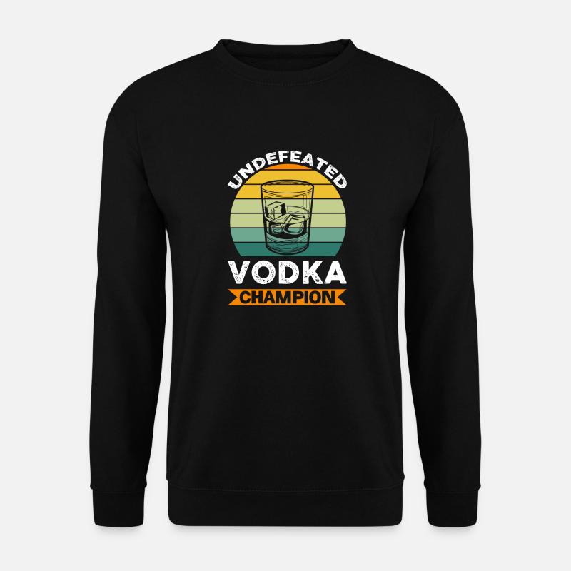 Undefeated Vodka Champion - Unisex Sweatshirt - black