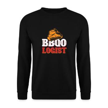 BBQOLOGE - Unisex Pullover - Schwarz - Vorne - Alina (178cm) & Michal (187cm)