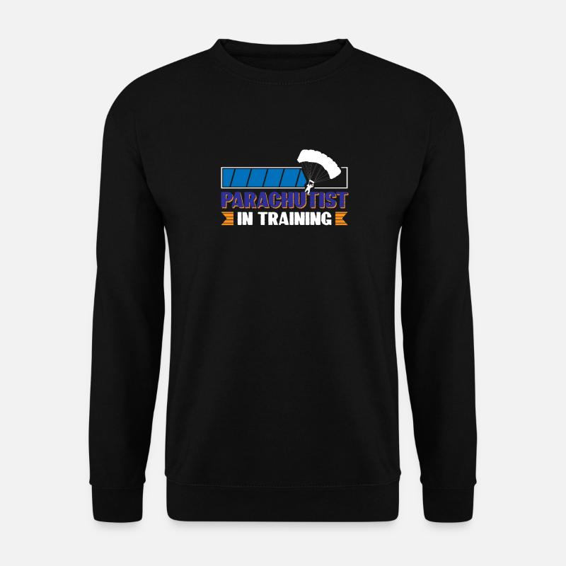 Fallschirmspringer in Ausbildung - Unisex Pullover - Schwarz