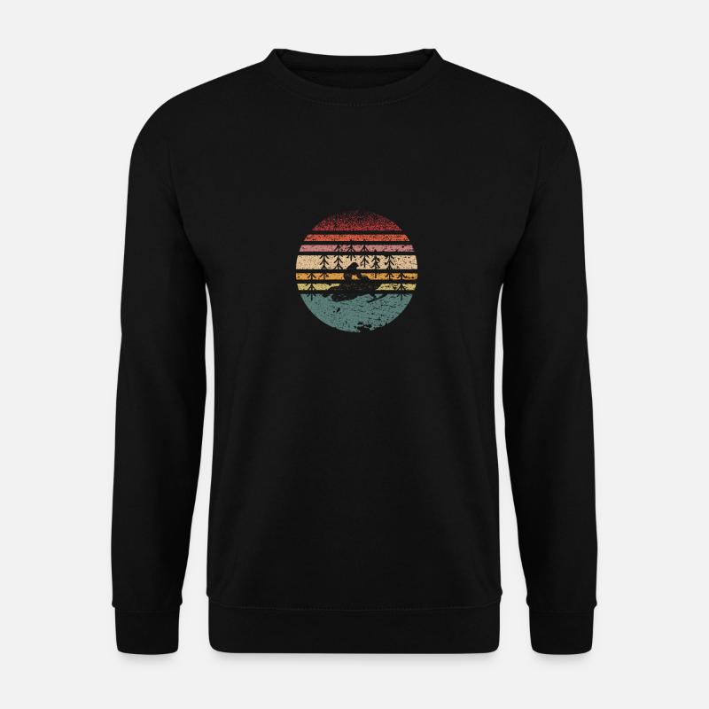 Snowmobiling Retro - Unisex Sweatshirt - black