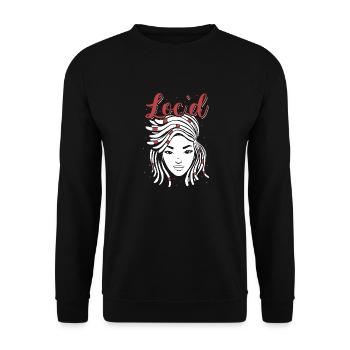 C’est The Locs For Me - Afro Hair Black American - Sweat-shirt Unisexe - noir - Devant - Alina (178cm) & Michal (187cm)