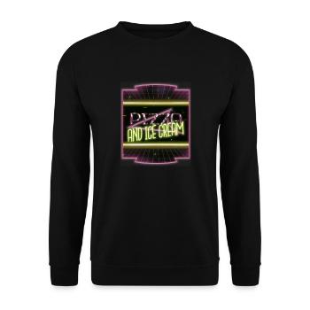 spruch windhund dogge tier cool terrier geburtstag - Unisex Pullover - Schwarz - Vorne - Alina (178cm) & Michal (187cm)