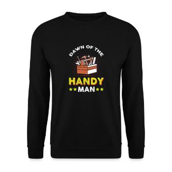 Dawn of the Handyman - Unisex Sweatshirt - black - Front - Alina (178cm) & Michal (187cm)