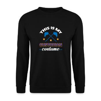 Ceci est mon costume de gardien - Sweat-shirt Unisexe - noir - Devant - Alina (178cm) & Michal (187cm)