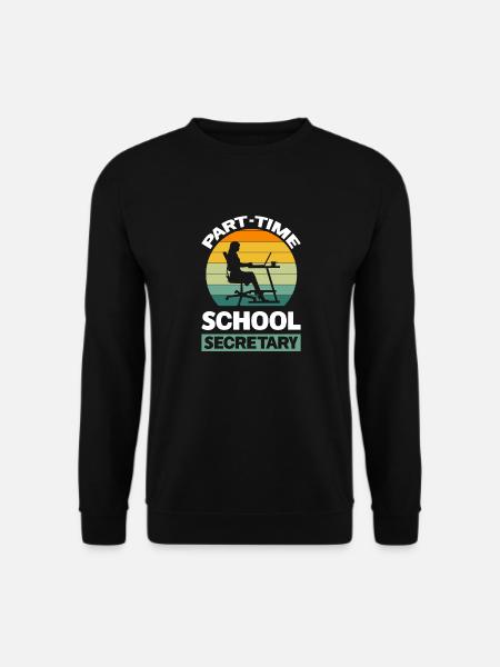 Schulsekretärin Teilzeit - Unisex Pullover - Schwarz