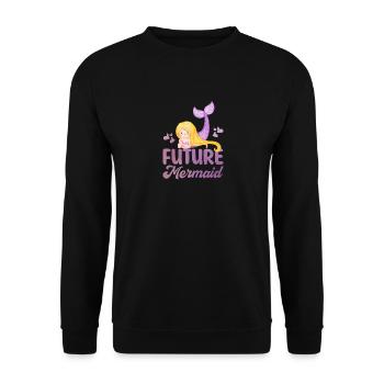 Futur Sirène - Sweat-shirt Unisexe - noir - Devant - Alina (178cm) & Michal (187cm)