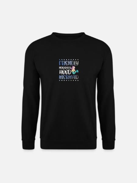 Sympathique Voisinage Sirène - Sweat-shirt Unisexe - noir