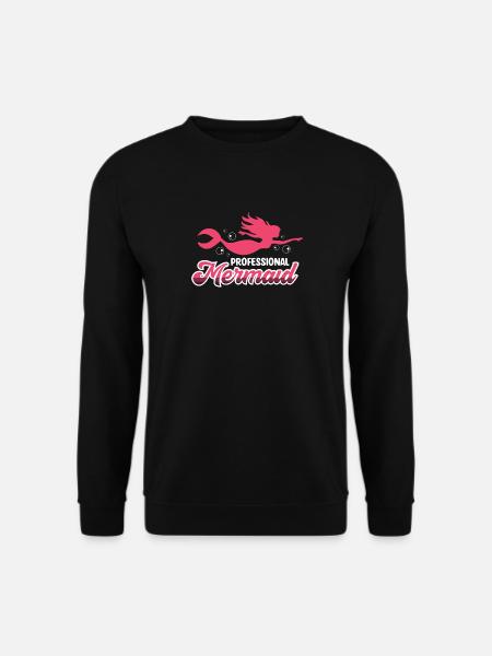 Professional Mermaid - Unisex Sweatshirt - black