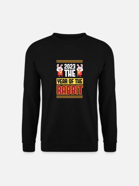 2023 The year of the rabbit Chinese Zodiac - Unisex Sweatshirt - black