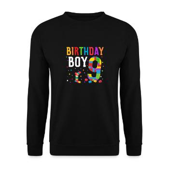 Blocs de construction enfant anniversaire 14 ans - Sweat-shirt Unisexe - noir - Devant - Alina (178cm) & Michal (187cm)