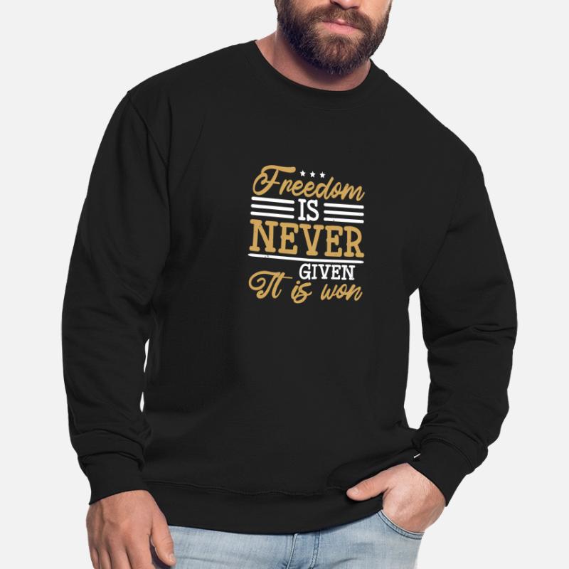 FREIHEIT WIRD NIE GEGEBEN, SIE WIRD GEWONNEN Unisex Pullover