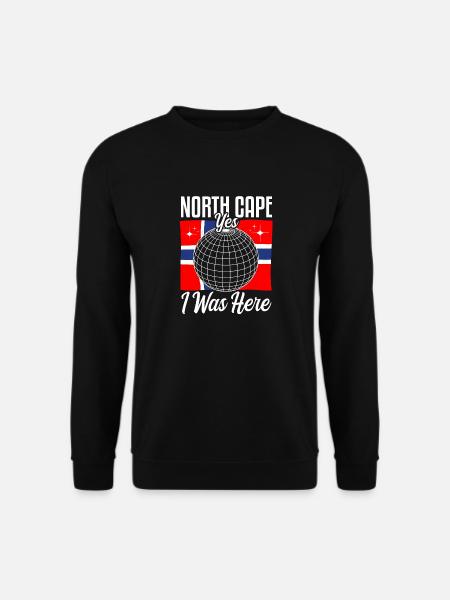 Nordkap/ North Cape team Rundreise design - Unisex Pullover - Schwarz