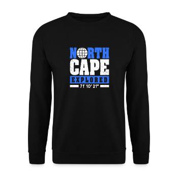 Nordkap/ North Cape team Conception aller-retour - Sweat-shirt Unisexe - noir - Devant - Alina (178cm) & Michal (187cm)