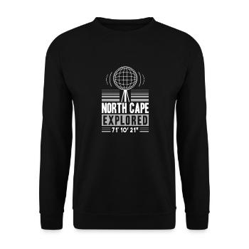 Nordkap/ North Cape team Conception aller-retour - Sweat-shirt Unisexe - noir - Devant - Alina (178cm) & Michal (187cm)