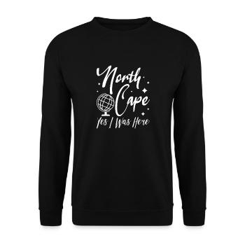 Conception du voyage d’équipe du Cap Nord - Sweat-shirt Unisexe - noir - Devant - Alina (178cm) & Michal (187cm)