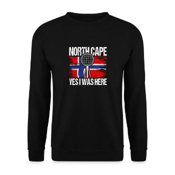 Nordkap/ North Cape team Conception aller-retour - Sweat-shirt Unisexe - noir - Devant - Alina (178cm) & Michal (187cm)