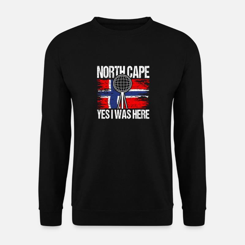 Nordkap/ North Cape team Conception aller-retour - Sweat-shirt Unisexe - noir
