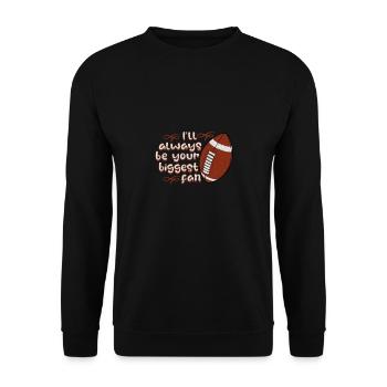 I'll always be your beggist fan - Sweat-shirt Unisexe - noir - Devant - Alina (178cm) & Michal (187cm)