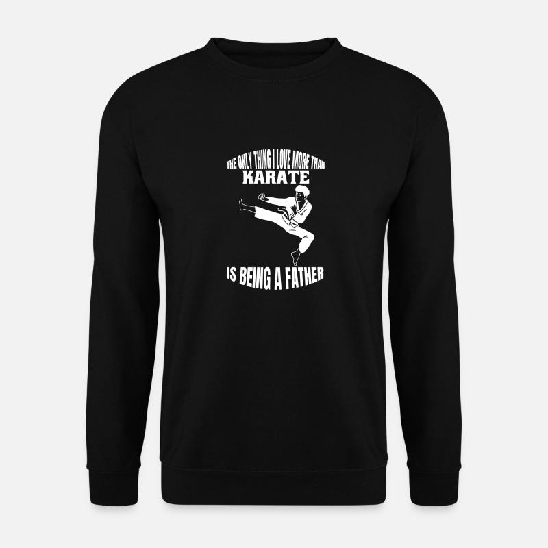Karate Hapkido Kampfkunst Kampfsport Judo Aikido - Unisex Pullover - Schwarz