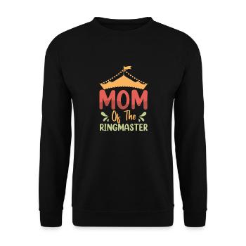 Mom of the ringmaster - Unisex Sweatshirt - black - Front - Alina (178cm) & Michal (187cm)