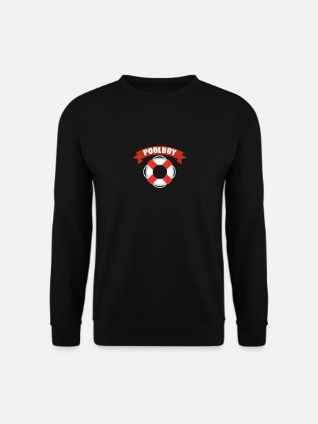 Pool Boy Swimming Pool - Lifeguard - Unisex Sweatshirt - black