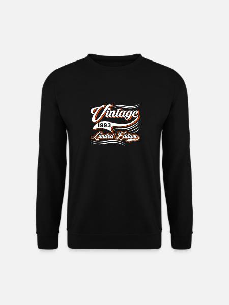 Limited Edition 1993 Vintage - Unisex Pullover - Schwarz