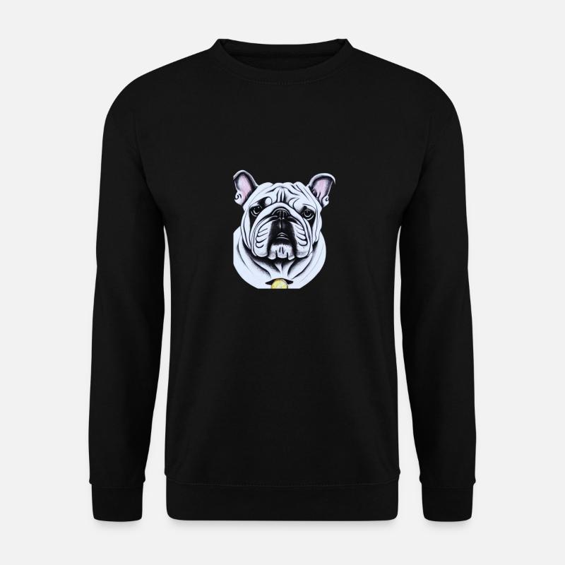 Bulldogge - Unisex Pullover - Schwarz