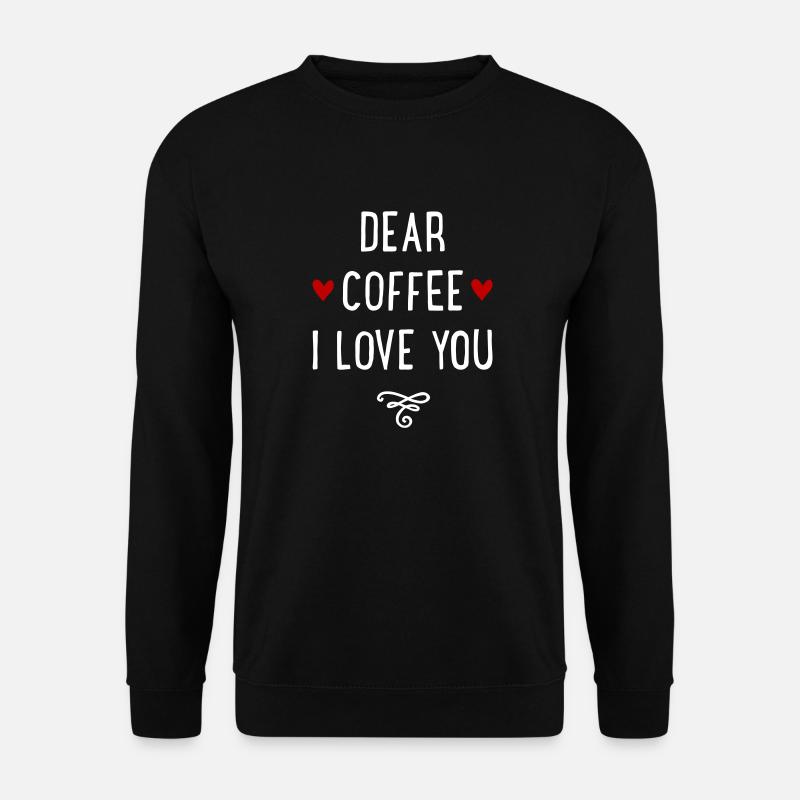 Kaffee - Unisex Pullover - Schwarz