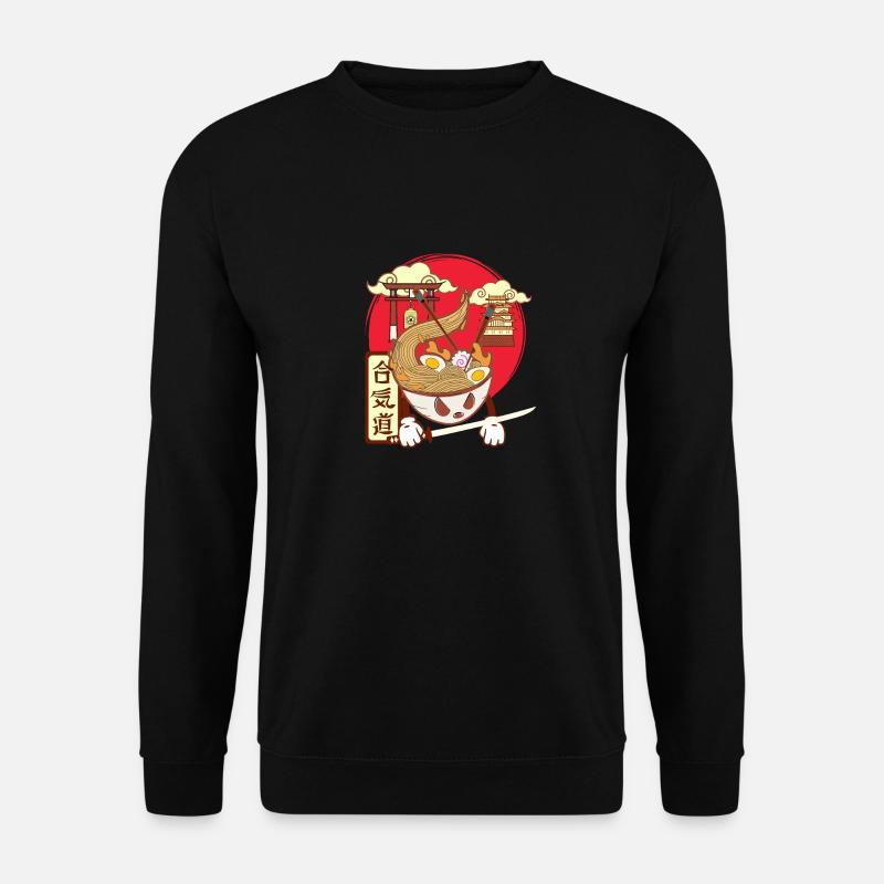 Kawaii Ramen - Unisex Pullover - Schwarz