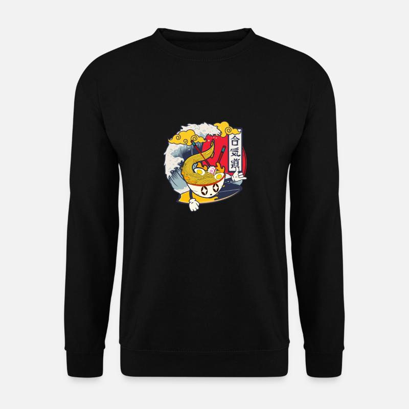 Kawaii Ramen - Unisex Pullover - Schwarz
