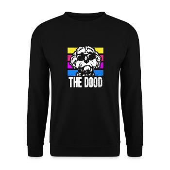 The Dood Doodle Labradoodle Goldendoodle - Unisex Sweatshirt - black - Front - Alina (178cm) & Michal (187cm)