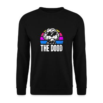 The Dood Doodle Labradoodle Goldendoodle - Unisex Sweatshirt - black - Front - Alina (178cm) & Michal (187cm)
