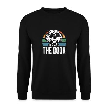 The Dood Doodle Labradoodle Goldendoodle - Unisex Sweatshirt - black - Front - Alina (178cm) & Michal (187cm)