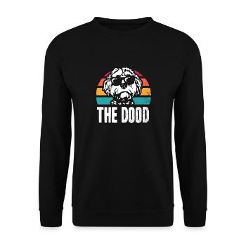 The Dood Doodle Labradoodle Goldendoodle - Unisex Sweatshirt - black - Front - Alina (178cm) & Michal (187cm)