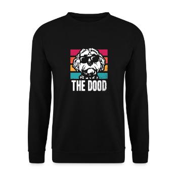 The Dood Doodle Labradoodle Goldendoodle - Unisex Sweatshirt - black - Front - Alina (178cm) & Michal (187cm)