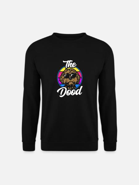 The Dood Doodle Labradoodle Goldendoodle - Unisex Sweatshirt - black