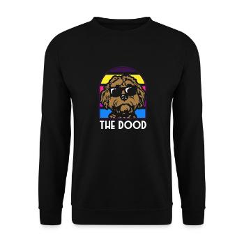 The Dood Doodle Labradoodle Goldendoodle - Unisex Sweatshirt - black - Front - Alina (178cm) & Michal (187cm)