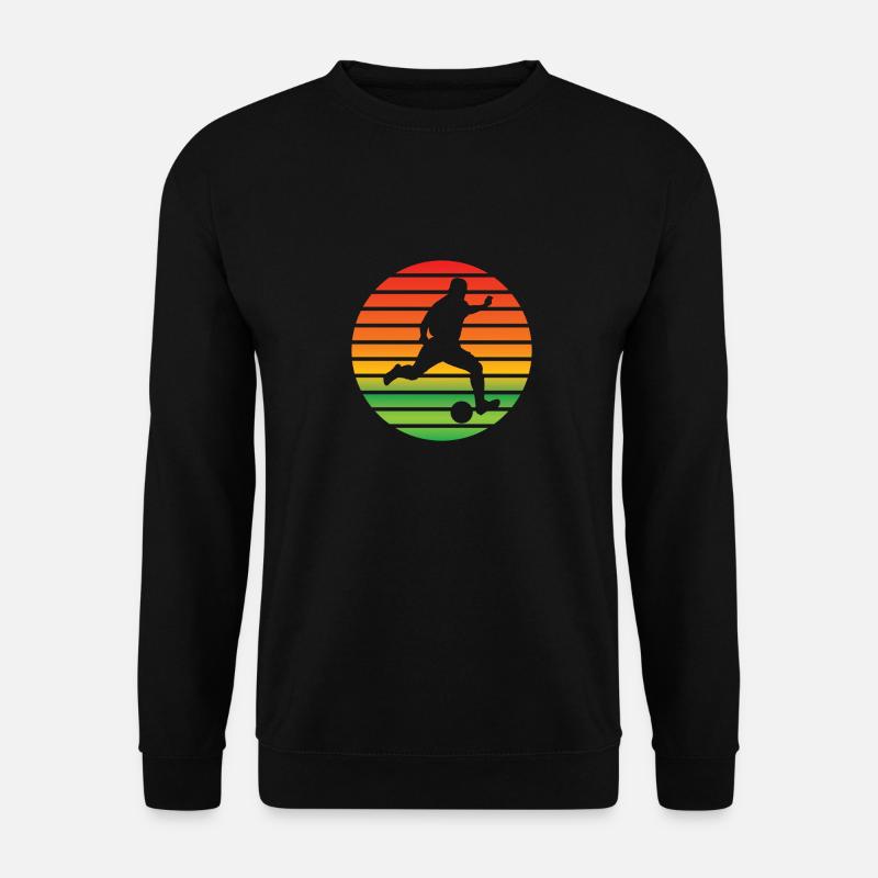 Fußballmannschaft Fußballspieler Fußballdesign - Unisex Pullover - Schwarz